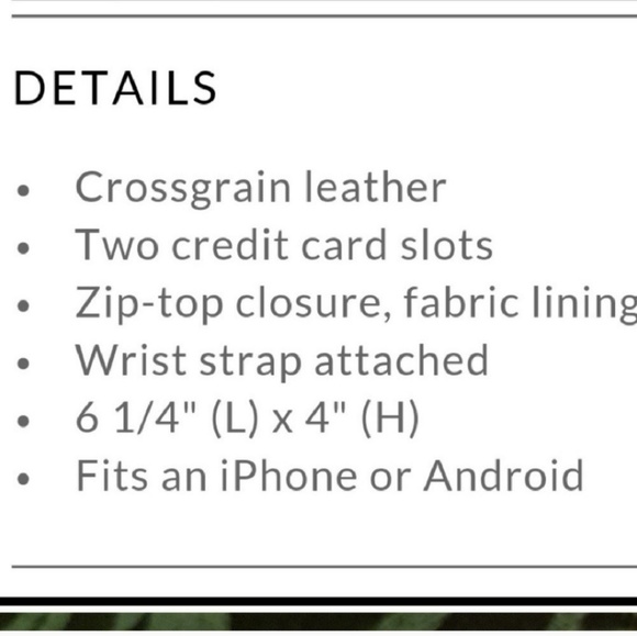 Coach Corner CHERRY Zip Wristlet - Picture 3 of 3